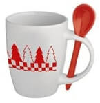 Red-Promotional-Christmas-Mug-With-Spoon